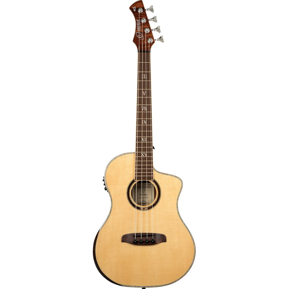 Ortega 1B-KT-WALKER3 Ken Taylor Signature Series Acoustic Bass 4-String - Natural + Gig Bag