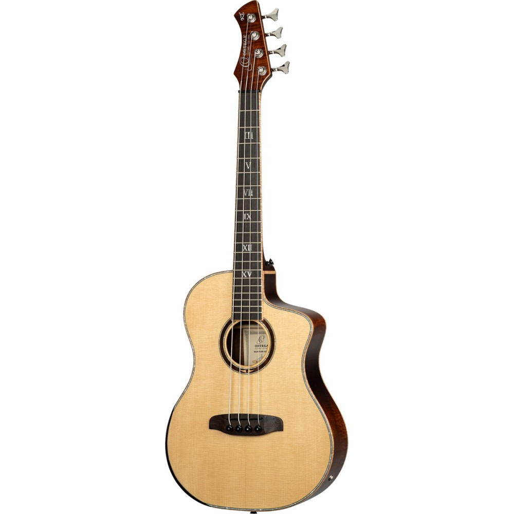 Ortega 1B-KT-WALKER3 Ken Taylor Signature Series Acoustic Bass 4-String - Natural + Gig Bag