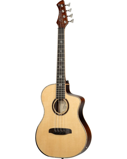 Ortega 1B-KT-WALKER3 Ken Taylor Signature Series Acoustic Bass 4-String - Natural + Gig Bag