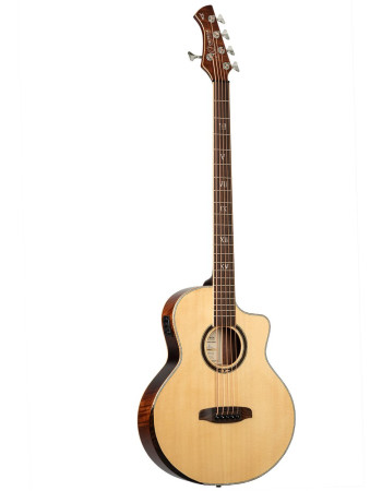 Ortega 1B-KTSM2-5 Ken Taylor Signature Series Acoustic Bass 5-String - Natural + Gig Bag
