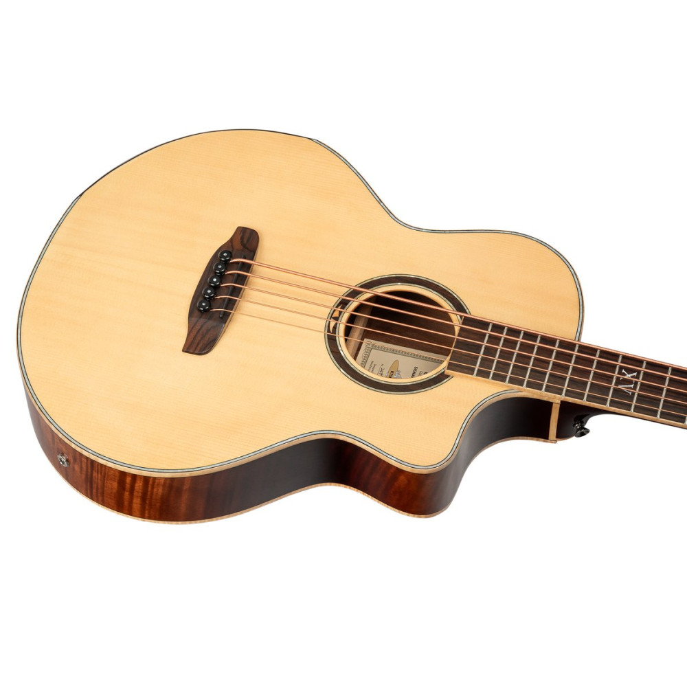 Ortega 1B-KTSM2-5 Ken Taylor Signature Series Acoustic Bass 5-String - Natural + Gig Bag