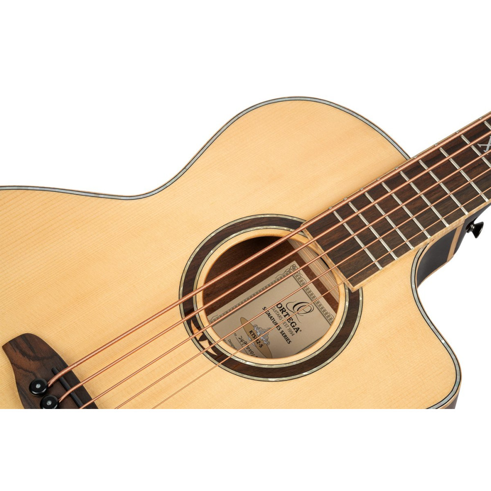 Ortega 1B-KTSM2-5 Ken Taylor Signature Series Acoustic Bass 5-String - Natural + Gig Bag