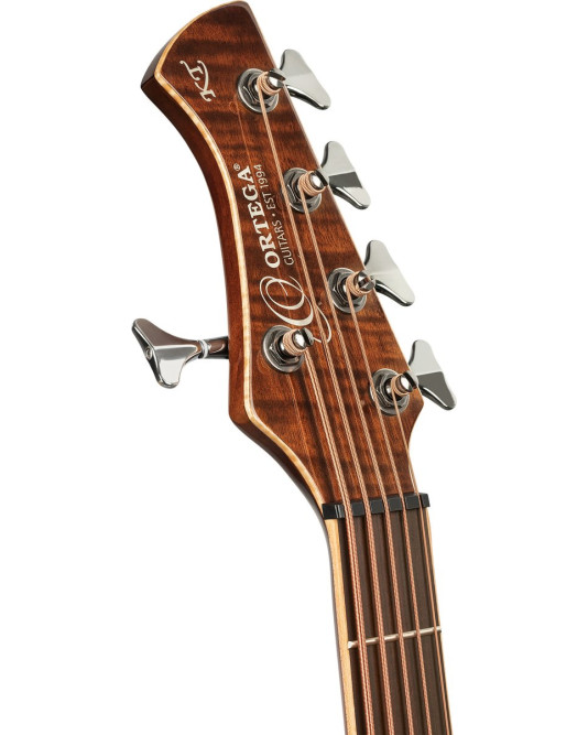Ortega 1B-KTSM2-5 Ken Taylor Signature Series Acoustic Bass 5-String - Natural + Gig Bag