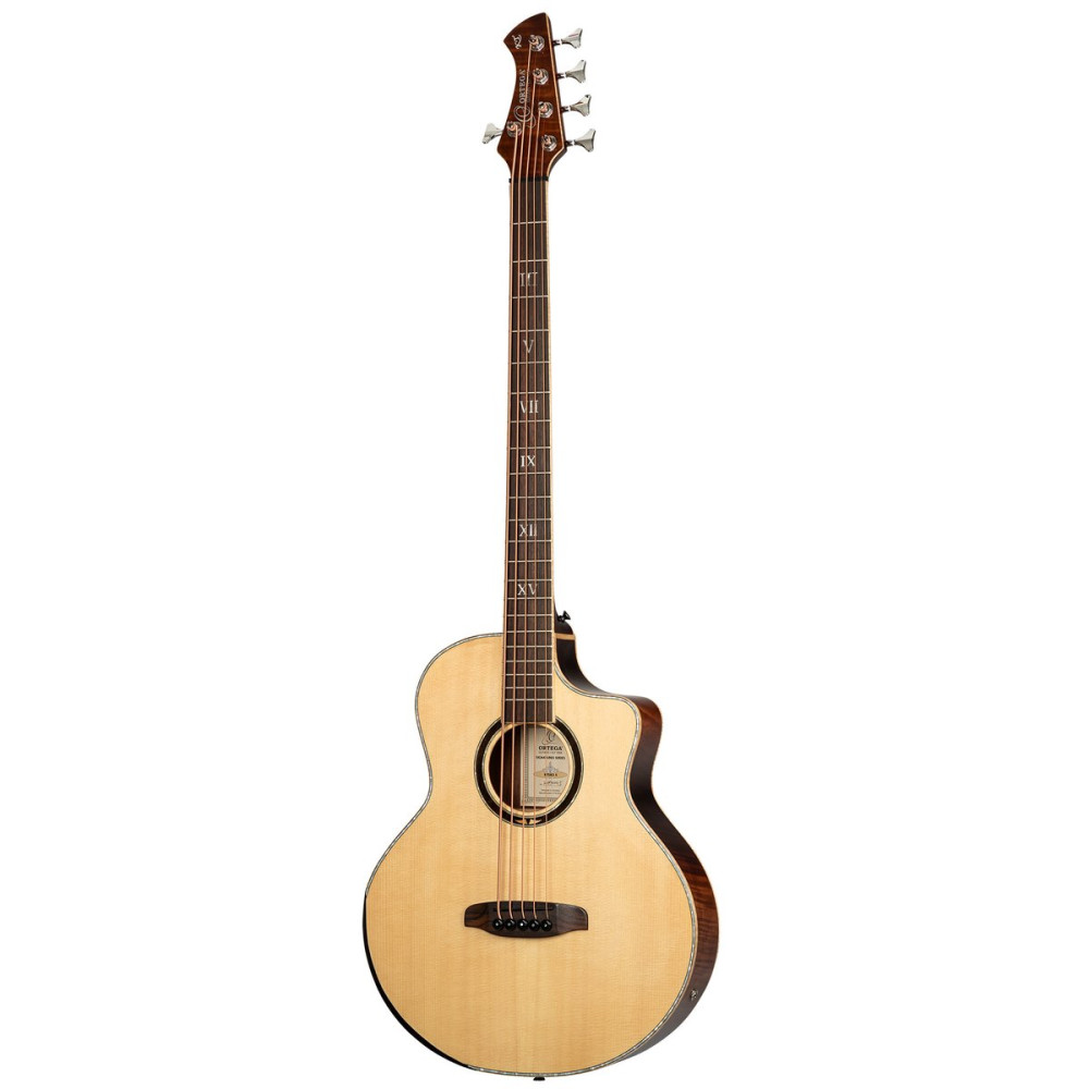 Ortega 1B-KTSM2-5 Ken Taylor Signature Series Acoustic Bass 5-String - Natural + Gig Bag