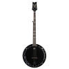 Ortega 1B-OBJ650-SBK Raven Series Banjo 5 String - Mahogany Black + Bag