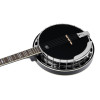 Ortega 1B-OBJ650-SBK Raven Series Banjo 5 String - Mahogany Black + Bag