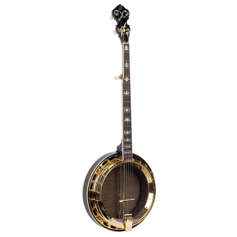 Ortega 1B-OBJ850-MA Falcon Series Banjo 5 String - Flamed Maple Natural + Bag