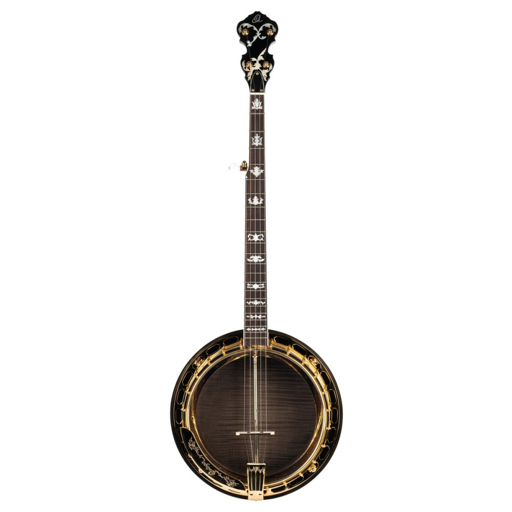 Ortega 1B-OBJ850-MA Falcon Series Banjo 5 String - Flamed Maple Natural + Bag