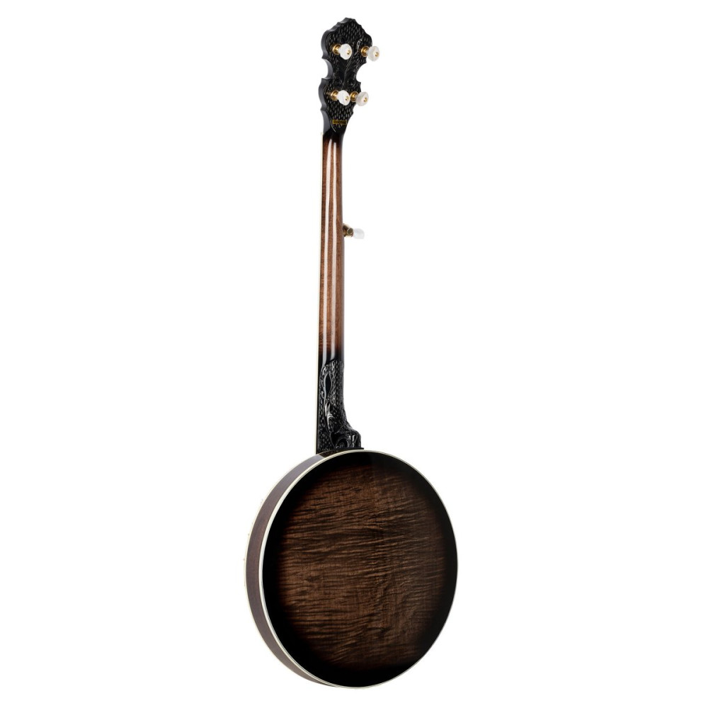 Ortega 1B-OBJ850-MA Falcon Series Banjo 5 String - Flamed Maple Natural + Bag