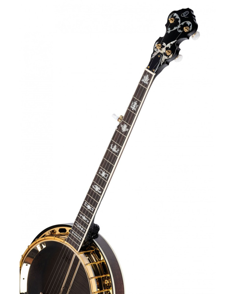 Ortega 1B-OBJ850-MA Falcon Series Banjo 5 String - Flamed Maple Natural + Bag
