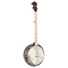 Ortega 1B-OBJE400TFR Falcon Series Banjo 5 String - Maple Fire Red + Bag