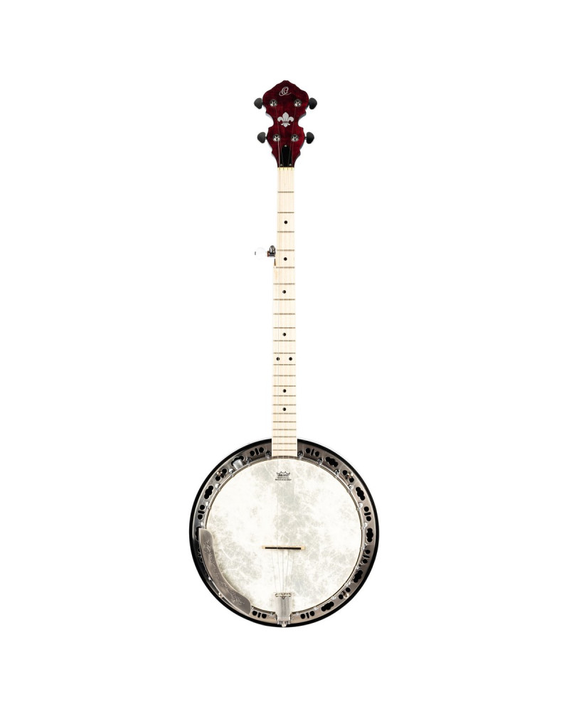 Ortega 1B-OBJE400TFR Falcon Series Banjo 5 String - Maple Fire Red + Bag