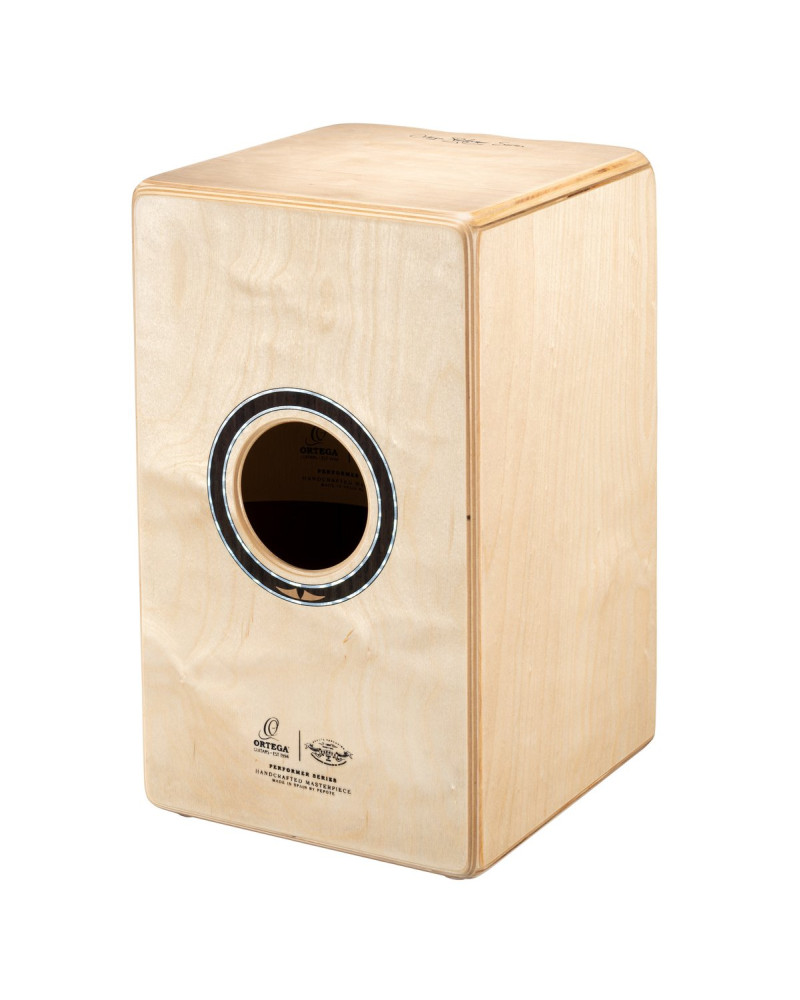 Ortega 1B-OCJPF-2-L Performer Series Cajon Lefty - Cedar / Baltic Birch Natural
