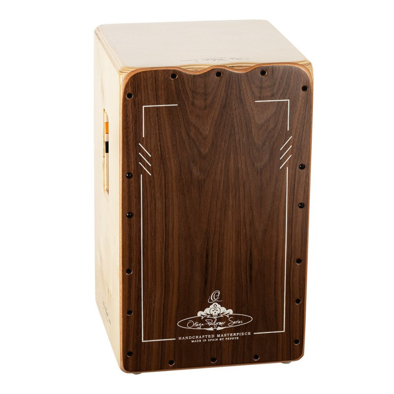 Ortega 1B-OCJPF-3 Performer Series Cajon - Walnut / Baltic Birch Natural