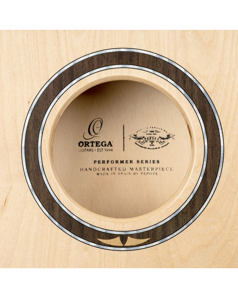Ortega 1B-OCJPF-3 Performer Series Cajon - Walnut / Baltic Birch Natural