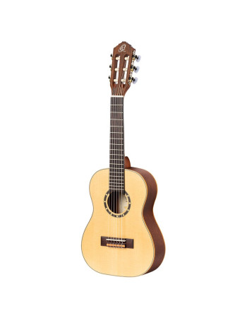 Ortega 1B-R121-1/4-L Family Series 1/4 Classical Guitar 6 String Lefty - Mahogany Natural + Gigbag