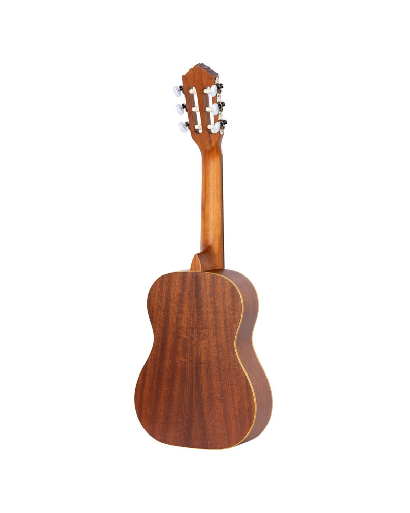 Ortega 1B-R121-1/4-L Family Series 1/4 Classical Guitar 6 String Lefty - Mahogany Natural + Gigbag
