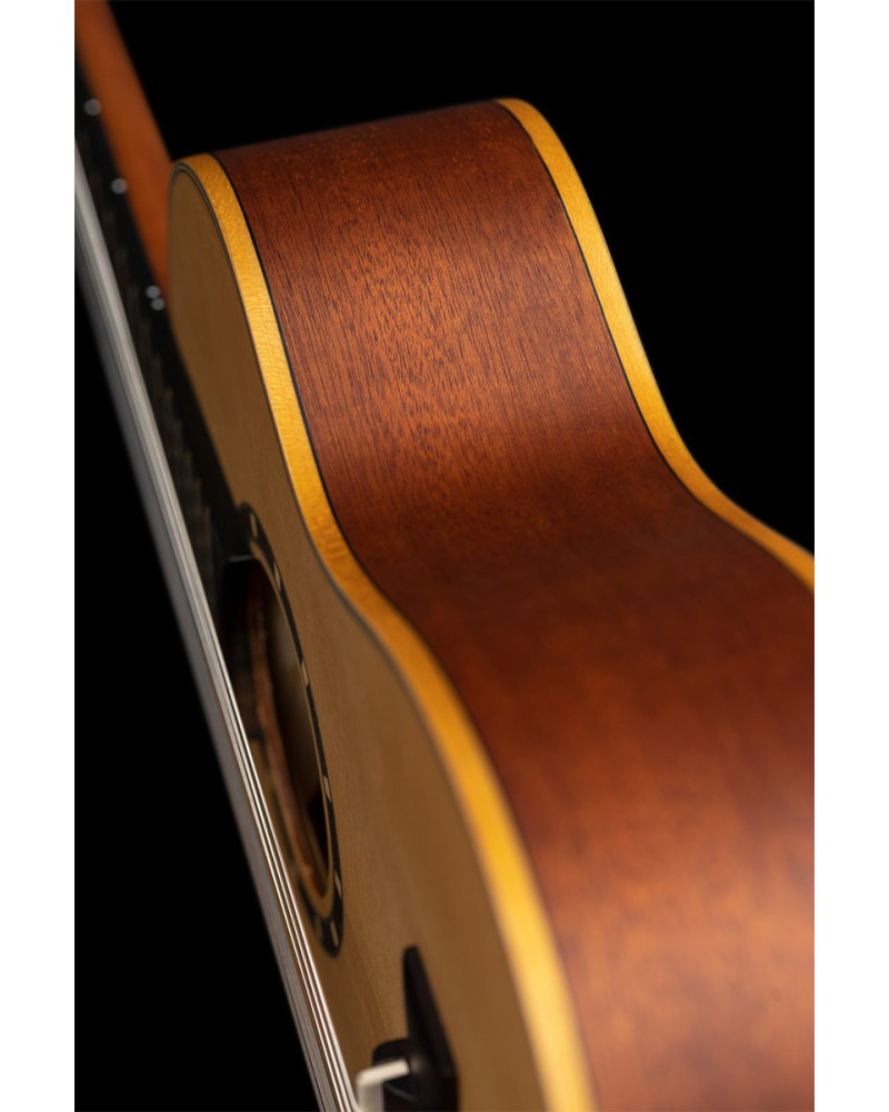 Ortega 1B-R121-1/4-L Family Series 1/4 Classical Guitar 6 String Lefty - Mahogany Natural + Gigbag