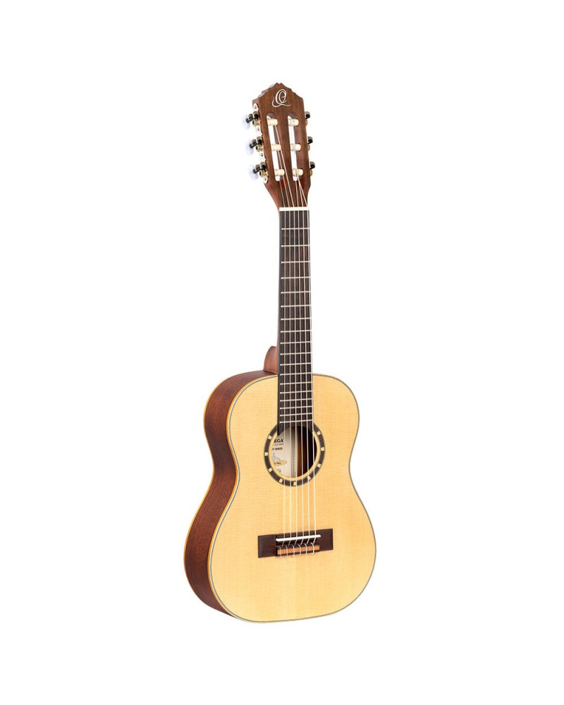 Ortega 1B-R121-1/4-L Family Series 1/4 Classical Guitar 6 String Lefty - Mahogany Natural + Gigbag