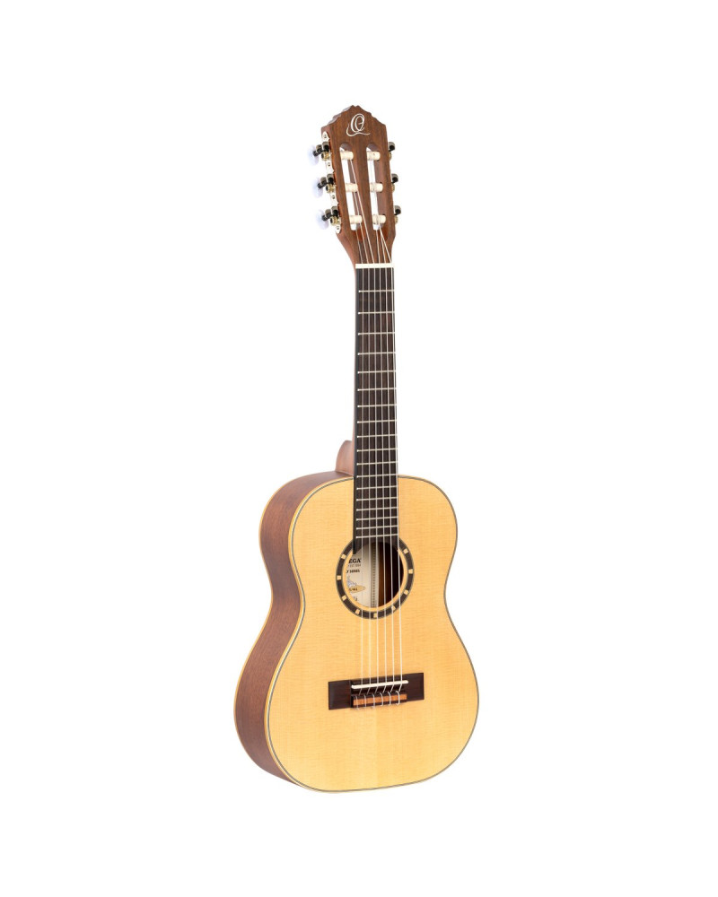 Ortega 1B-R121-1/4-L Family Series 1/4 Classical Guitar 6 String Lefty - Mahogany Natural + Gigbag