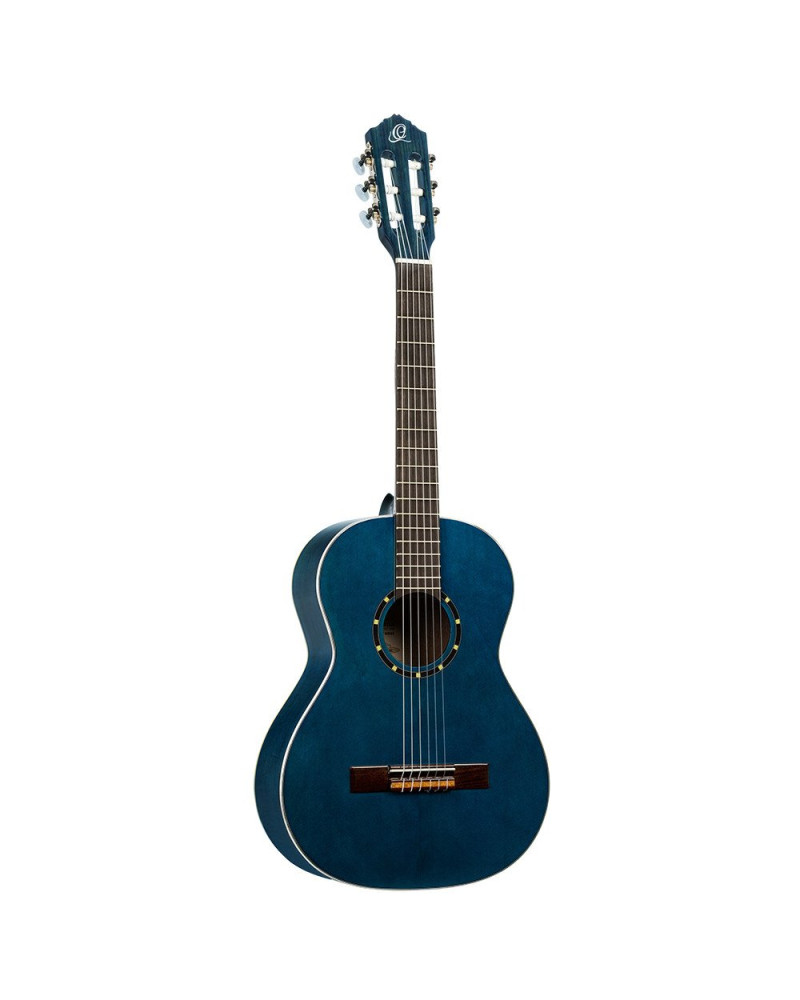 Ortega 1B-R121-3/4OC Family Series 3/4 Classical Guitar 6 String - Ocean Blue + Gigbag