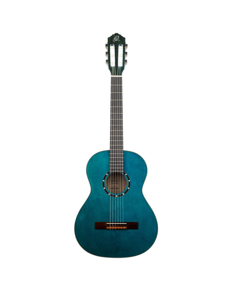 Ortega 1B-R121-3/4OC Family Series 3/4 Classical Guitar 6 String - Ocean Blue + Gigbag