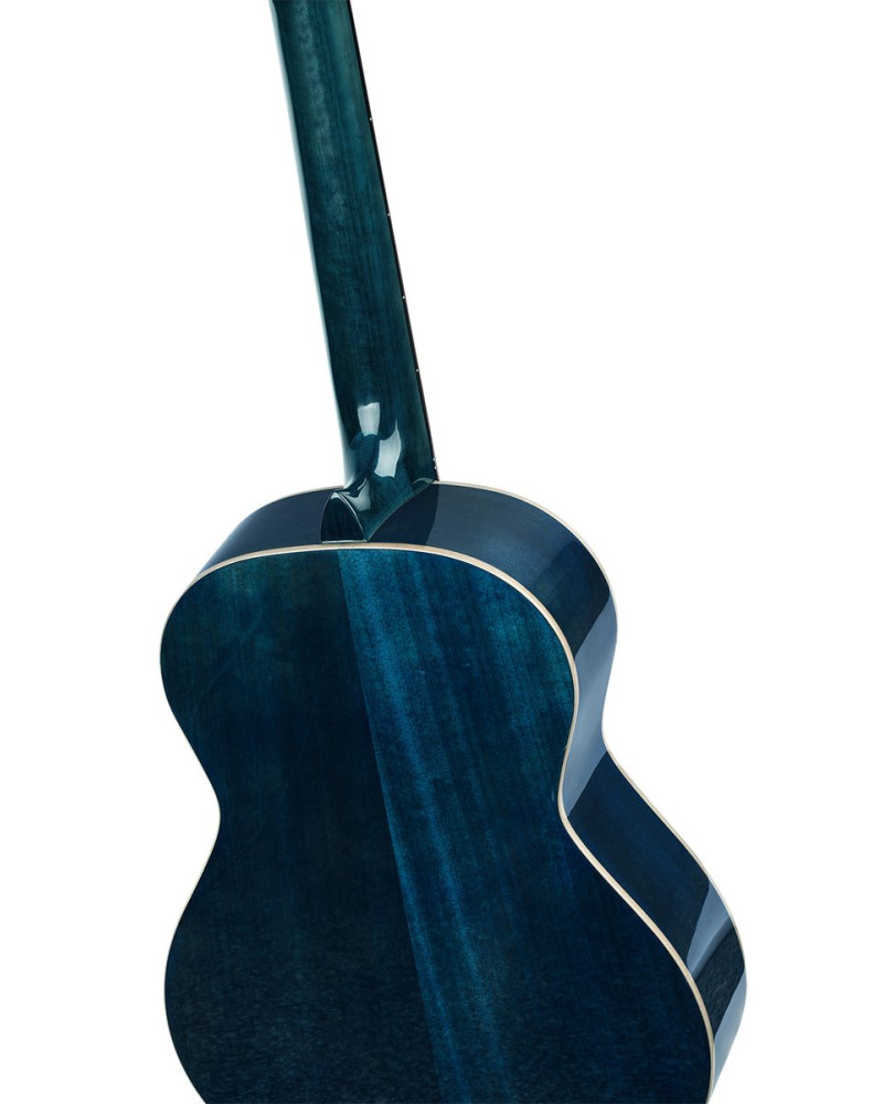 Ortega 1B-R121-3/4OC Family Series 3/4 Classical Guitar 6 String - Ocean Blue + Gigbag