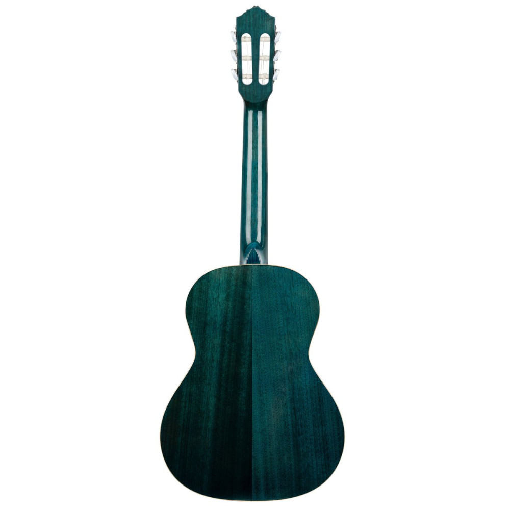 Ortega 1B-R121-3/4OC Family Series 3/4 Classical Guitar 6 String - Ocean Blue + Gigbag
