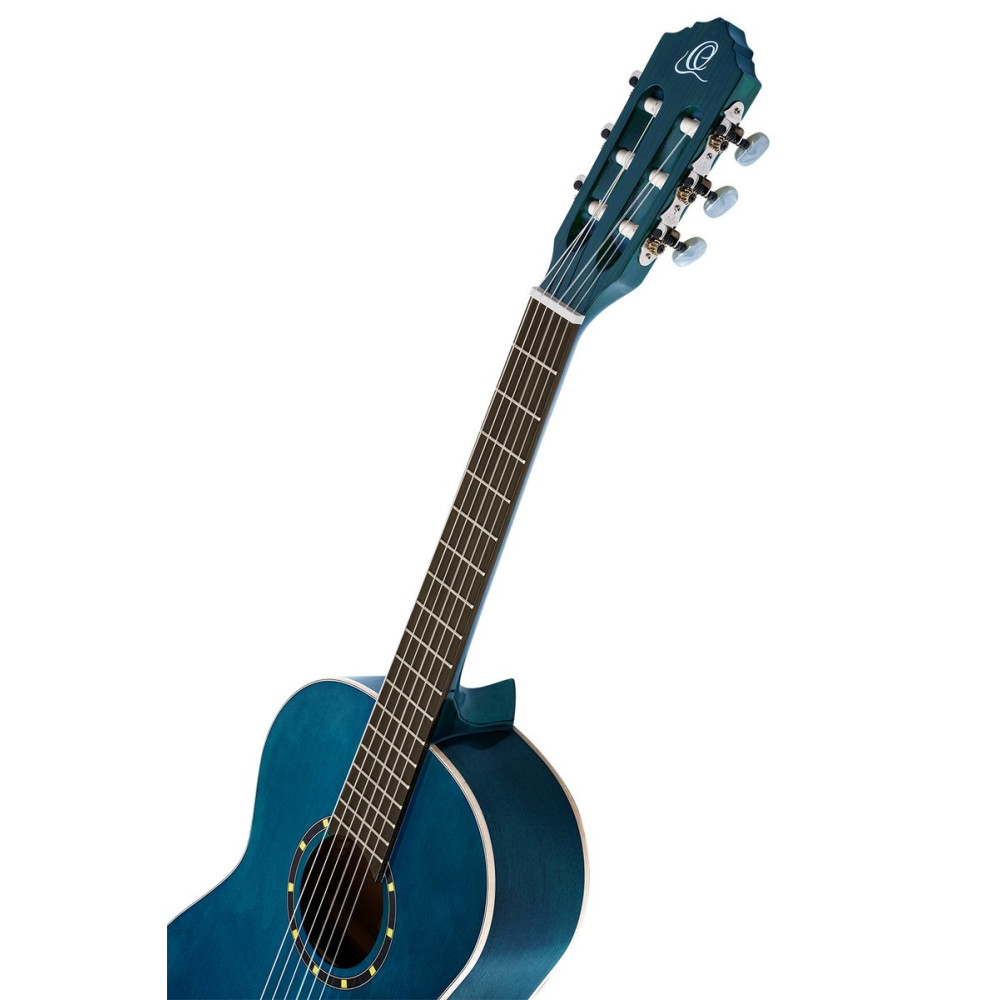 Ortega 1B-R121-3/4OC Family Series 3/4 Classical Guitar 6 String - Ocean Blue + Gigbag