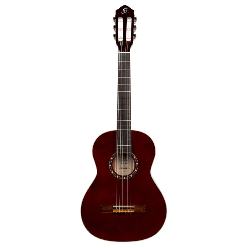 Ortega 1B-R121-3/4WR Family Series 3/4 Classical Guitar 6 String - Wine Red + Gigbag