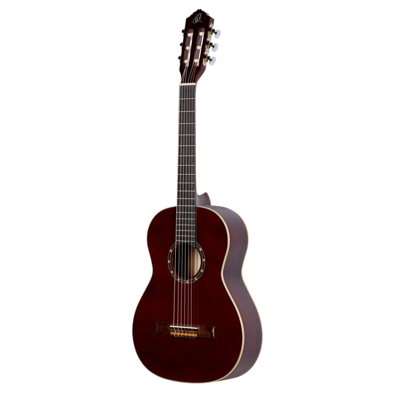 Ortega 1B-R121-3/4WR Family Series 3/4 Classical Guitar 6 String - Wine Red + Gigbag