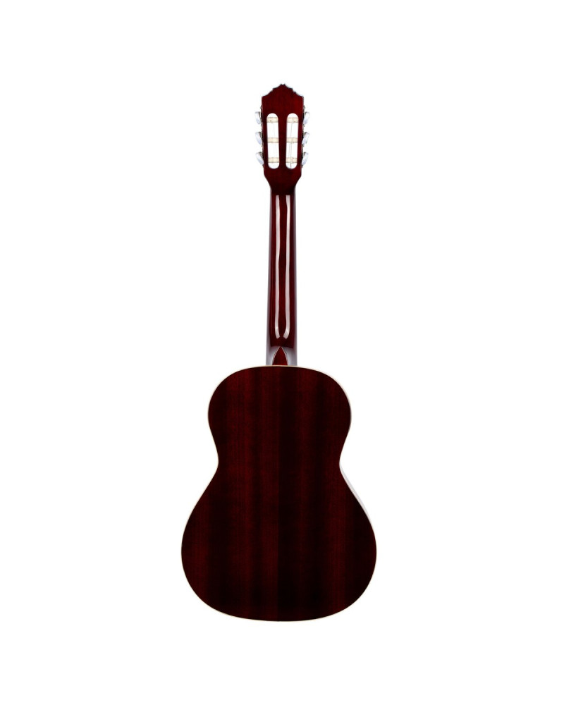 Ortega 1B-R121-3/4WR Family Series 3/4 Classical Guitar 6 String - Wine Red + Gigbag