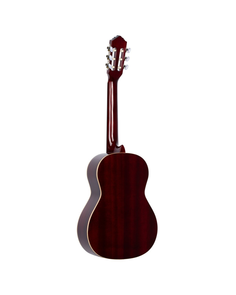 Ortega 1B-R121-3/4WR Family Series 3/4 Classical Guitar 6 String - Wine Red + Gigbag