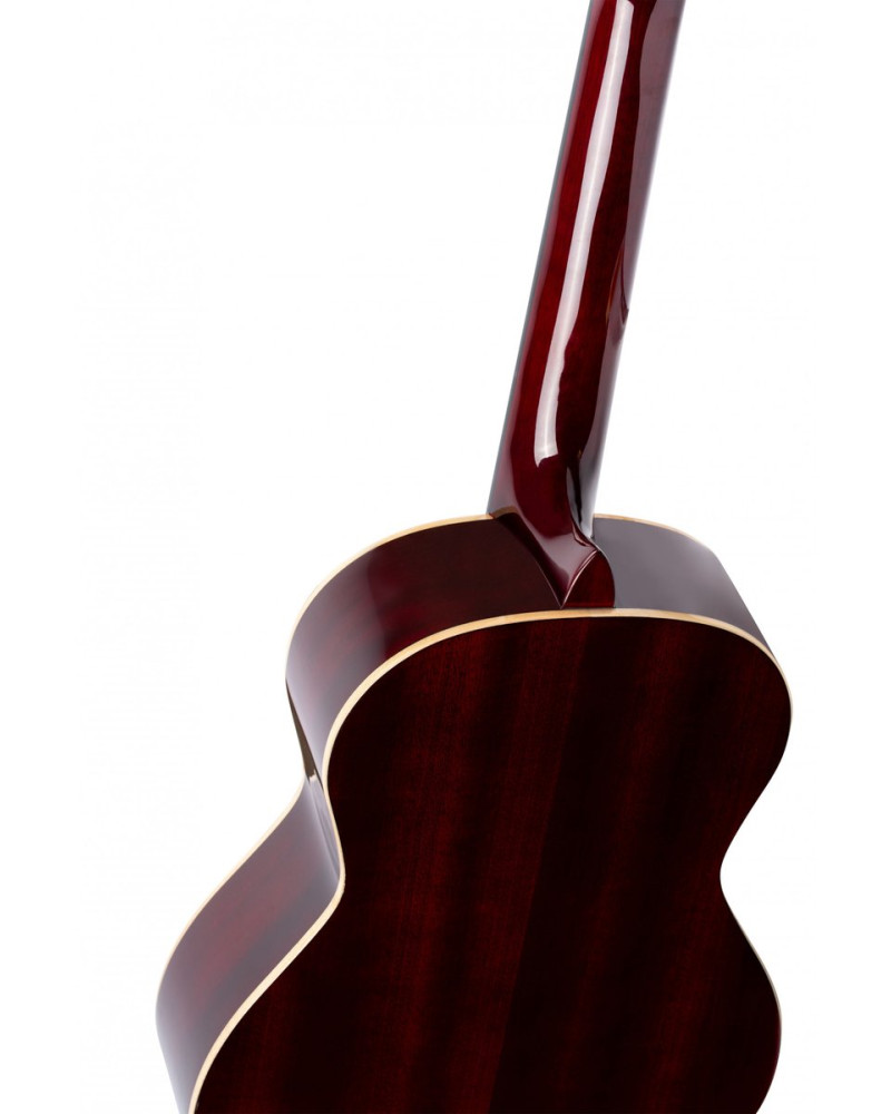 Ortega 1B-R121-3/4WR Family Series 3/4 Classical Guitar 6 String - Wine Red + Gigbag