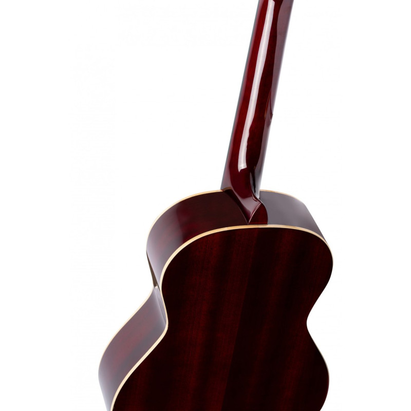 Ortega 1B-R121-3/4WR Family Series 3/4 Classical Guitar 6 String - Wine Red + Gigbag