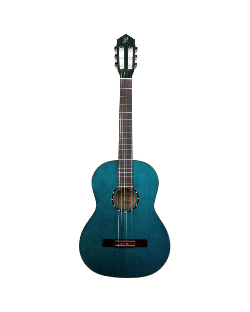 Ortega 1B-R121SNOC Family Series 4/4 Classical Slim Neck Guitar 6 String - Ocean Blue + Gigbag