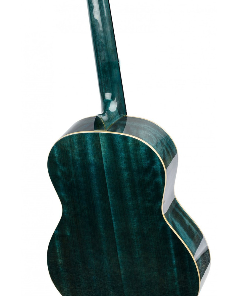 Ortega 1B-R121SNOC Family Series 4/4 Classical Slim Neck Guitar 6 String - Ocean Blue + Gigbag