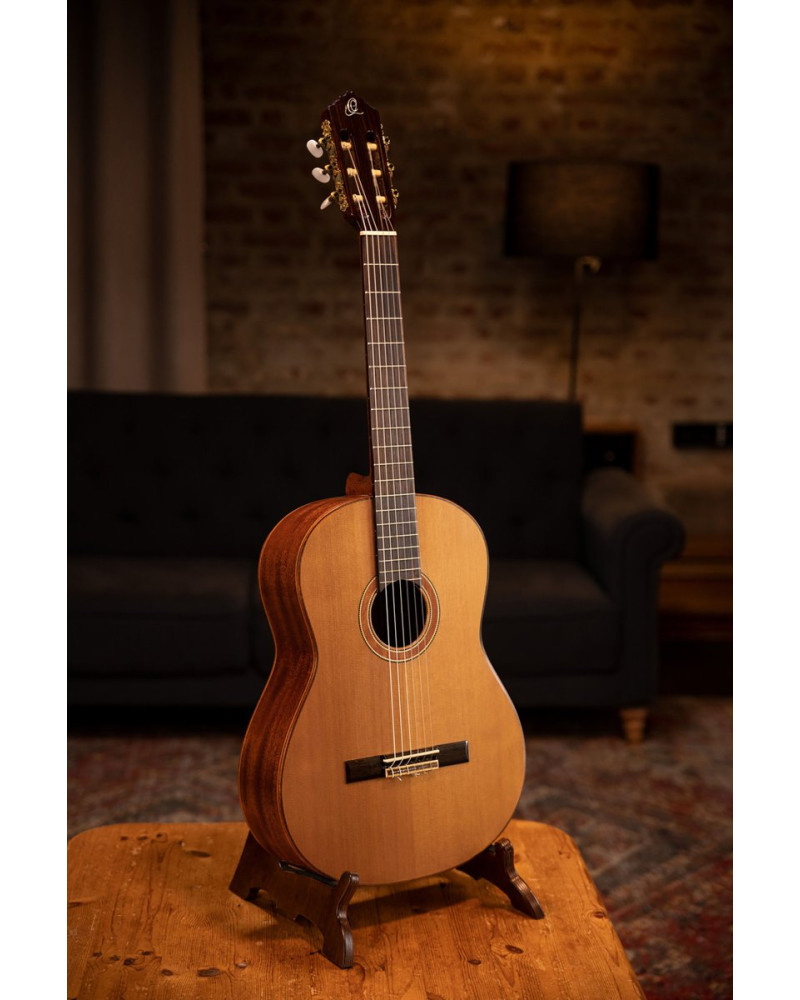 Ortega 1B-R159 Performer Series 4/4 Classical Guitar 6-String - Natural + Gig Bag