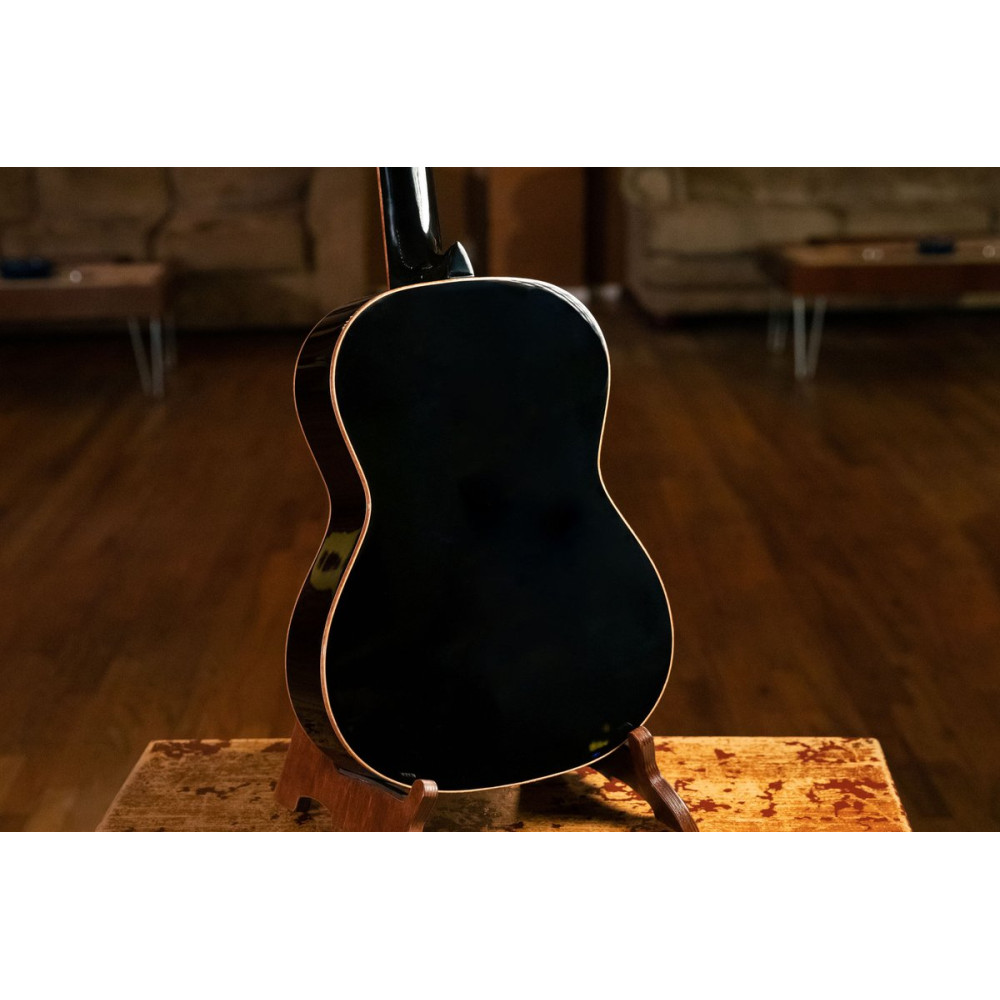 Ortega 1B-R221BK-7/8 Family Series 7/8 Classical Guitar 6 String - Spruce / Mahogany Black + Gig Bag