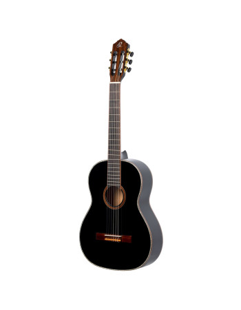 Ortega 1B-R221BK-L Family Series 4/4 Classical Guitar 6 String Lefty - black