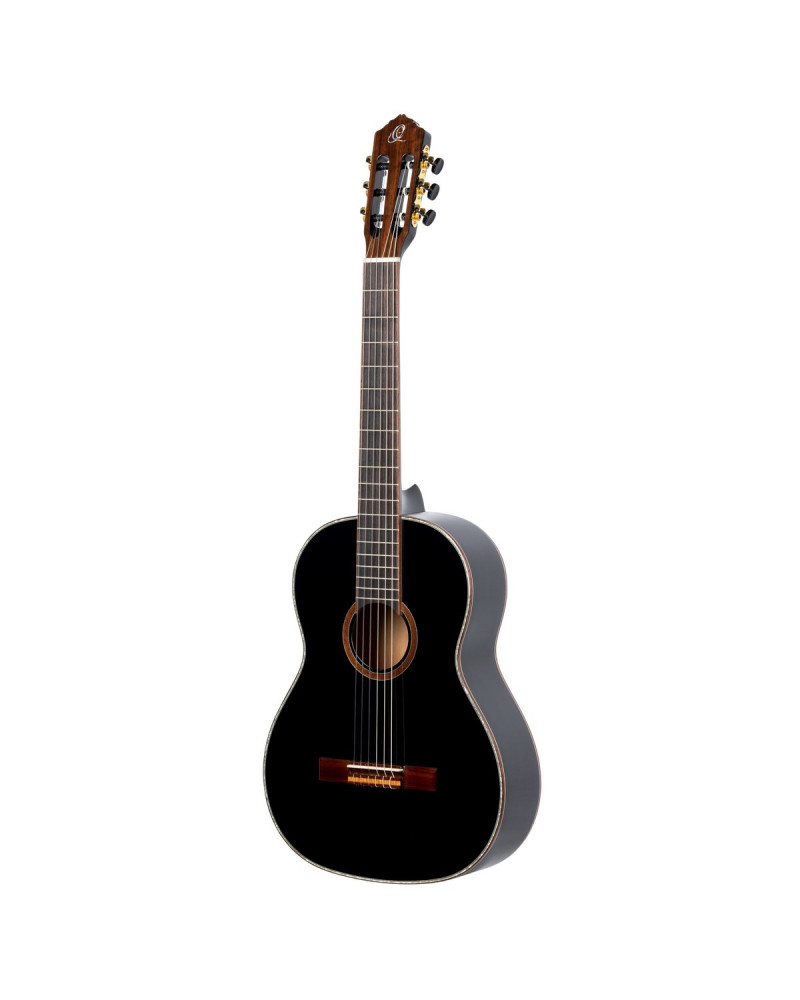 Ortega 1B-R221BK-L Family Series 4/4 Classical Guitar 6 String Lefty - black