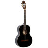 Ortega 1B-R221BK-L Family Series 4/4 Classical Guitar 6 String Lefty - black