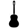 Ortega 1B-R221BK-L Family Series 4/4 Classical Guitar 6 String Lefty - black