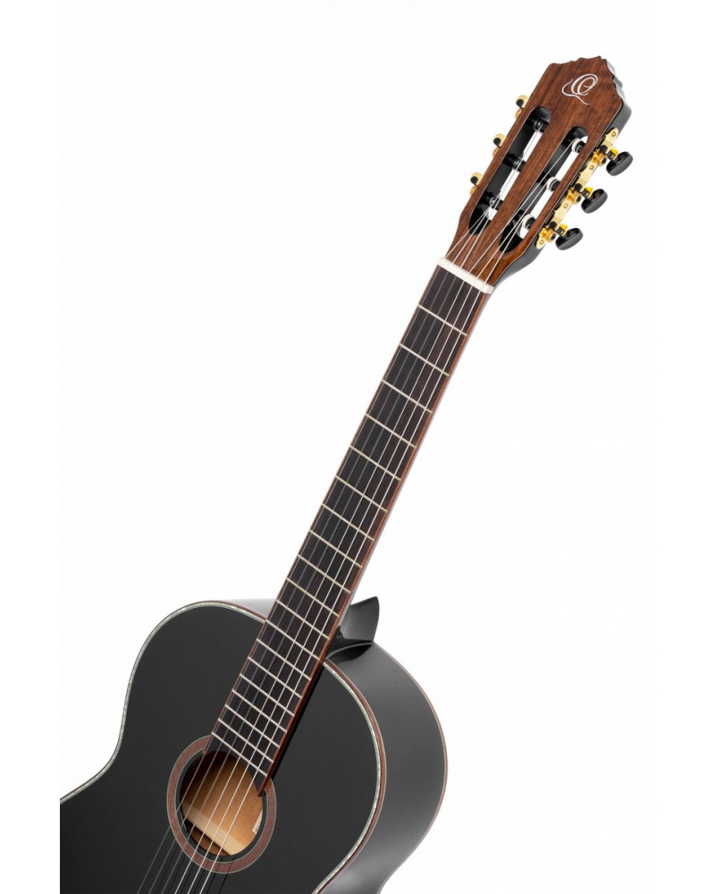 Ortega 1B-R221BK-L Family Series 4/4 Classical Guitar 6 String Lefty - black