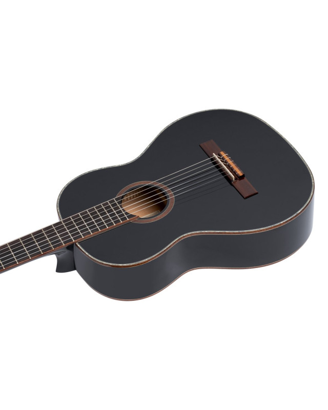 Ortega 1B-R221BK-L Family Series 4/4 Classical Guitar 6 String Lefty - black