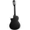 Ortega 1B-RCE125SBK3 Family Series 3/4 Nylon String Guitar 6-String - Satin Black + Gig Bag