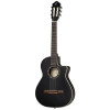 Ortega 1B-RCE125SBK3 Family Series 3/4 Nylon String Guitar 6-String - Satin Black + Gig Bag