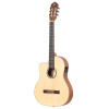 Ortega 1B-RCE125SN-L Family Series 4/4 Classical Slim Neck Guitar 6 String Lefty - Spruce / Mahogany Natural + Gig Bag