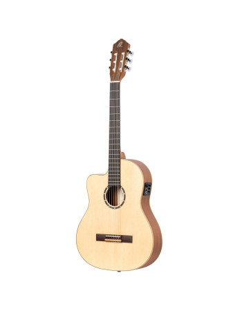 Ortega 1B-RCE125SN-L Family Series 4/4 Classical Slim Neck Guitar 6 String Lefty - Spruce / Mahogany Natural + Gig Bag