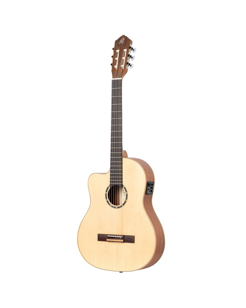 Ortega 1B-RCE125SN-L Family Series 4/4 Classical Slim Neck Guitar 6 String Lefty - Spruce / Mahogany Natural + Gig Bag